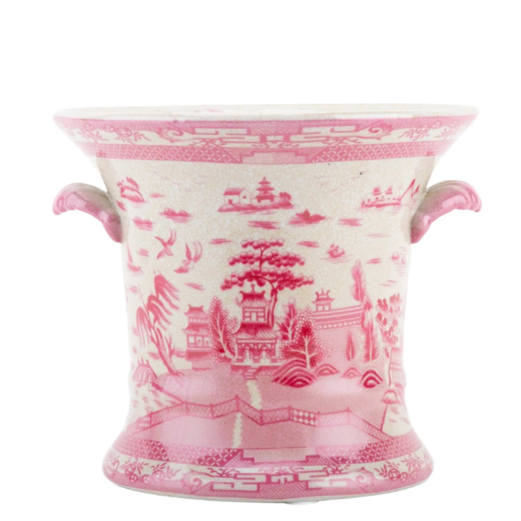 Pink Willow Design Porcelain Planter | The Well Appointed House, LLC