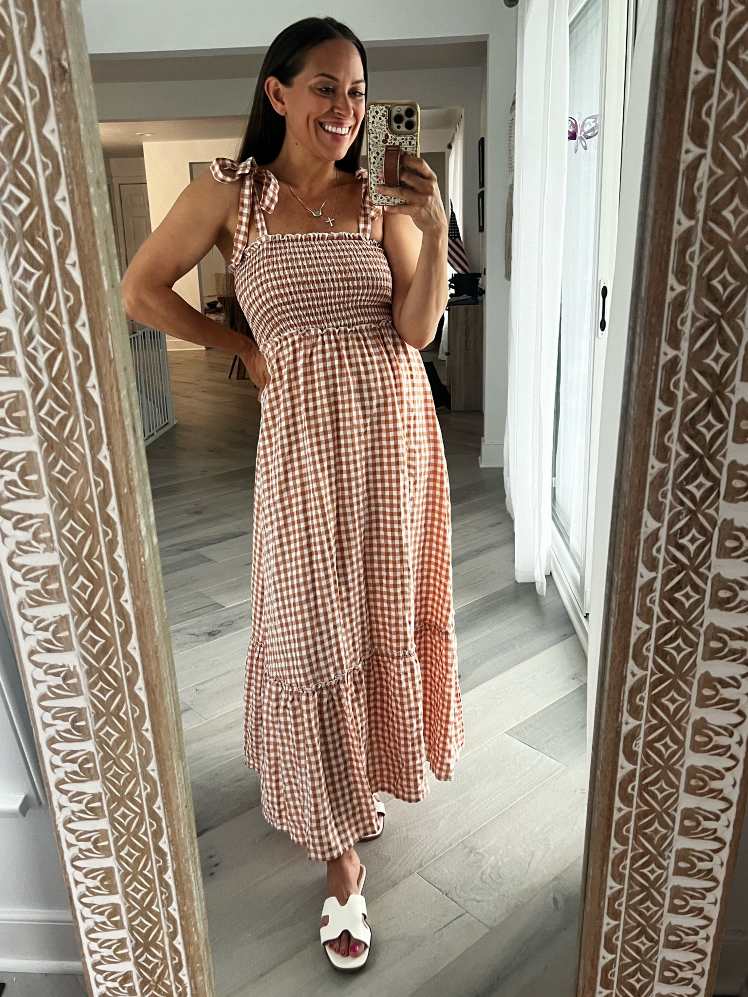 Plaid casual summer maxi dress! The shoulders tie, making it breastfeeding friendly! I wore pregnant, and now  postpartum! 

Pregnant summer maxi dress | postpartum summer maxi dress | nursing friendly summer outfit | nursing friendly summer maxi dress | country casual outfit | Amazon find 

#LTKBaby #LTKStyleTip #LTKFindsUnder50