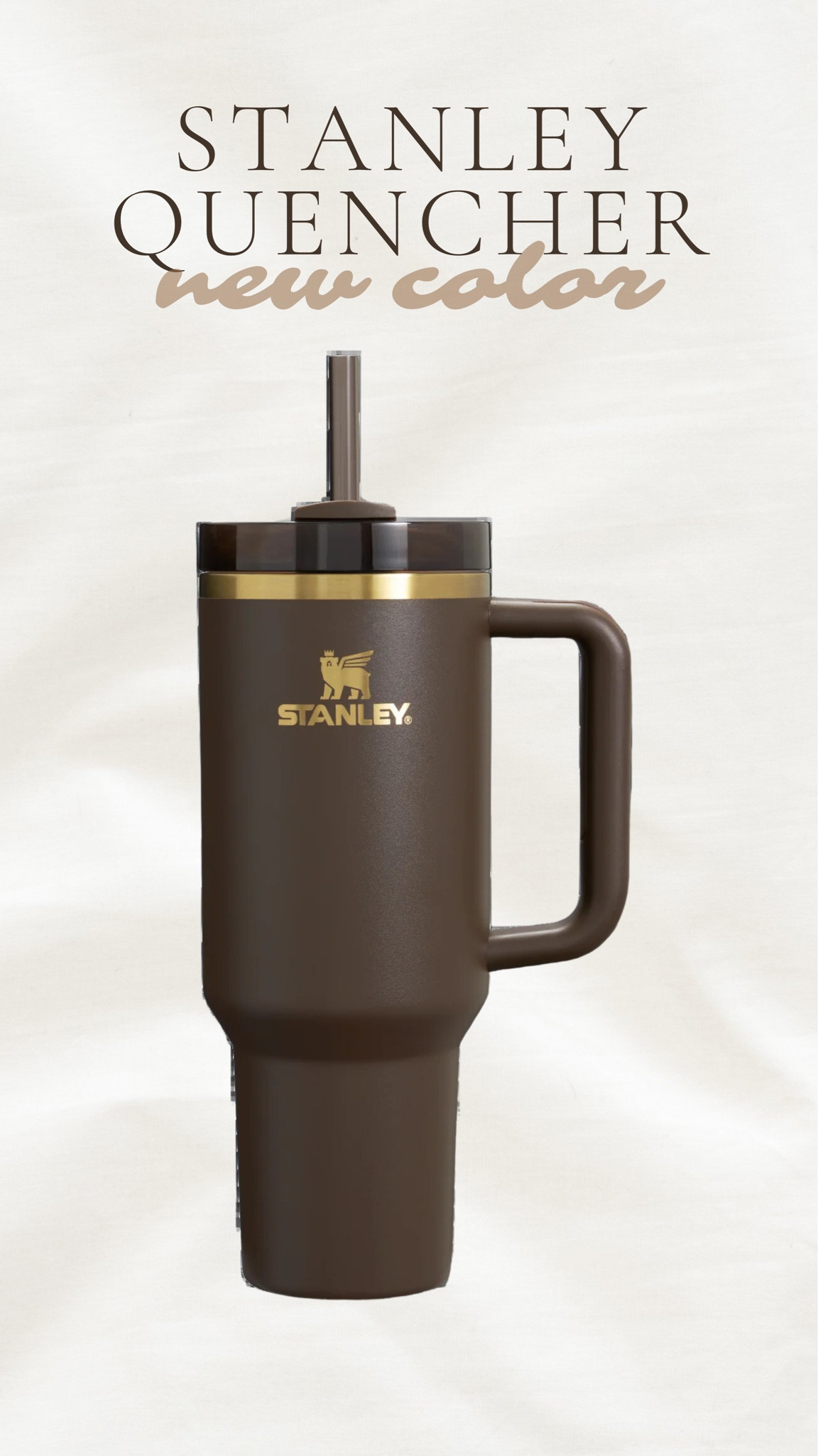 New Chocolate Gold quencher is live!  

New Stanley, Stanley cup, reusable water, Maddie Duff 

#LTKfitness #LTKstyletip