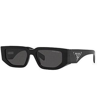 Prada Unisex 54mm Rectangle Sunglasses - Black | Dillard's