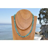 Genuine Turquoise Necklace - Surfer Beachy Vibe Unisex Beaded | Etsy (US)