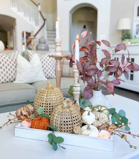 Fall coffee table decor idea.

#falldecorating  #falldecor #autumndecor #pumpkindecor #pumpkinspice #falldecor #autumndecor 

#LTKHoliday #LTKSeasonal #LTKhome