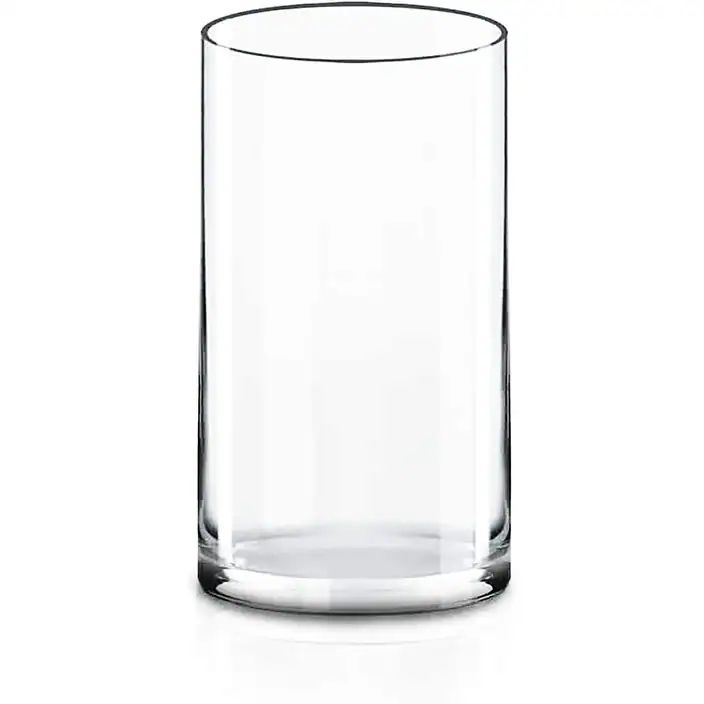 Cylinder Clear Glass Vase Hurricane Floating Candle Holder | Bed Bath & Beyond