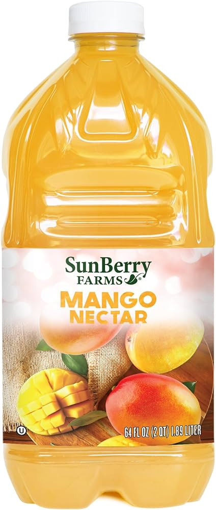 Sunberry Farms Mango Nectar, 64 fl oz Bottle | Exotic Tropical Juice Drink | Non-GMO, No High Fru... | Amazon (US)