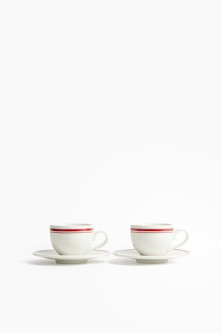 H & M - 2-Pack Espresso Cup and Saucer - Red | H&M (US + CA)