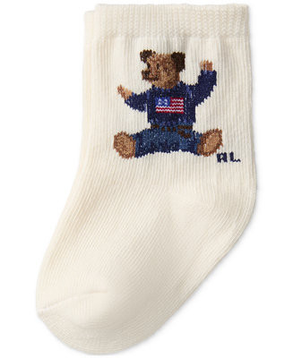 Polo Ralph Lauren Baby Boys Sitting Bear Socks - Macy's | Macy's