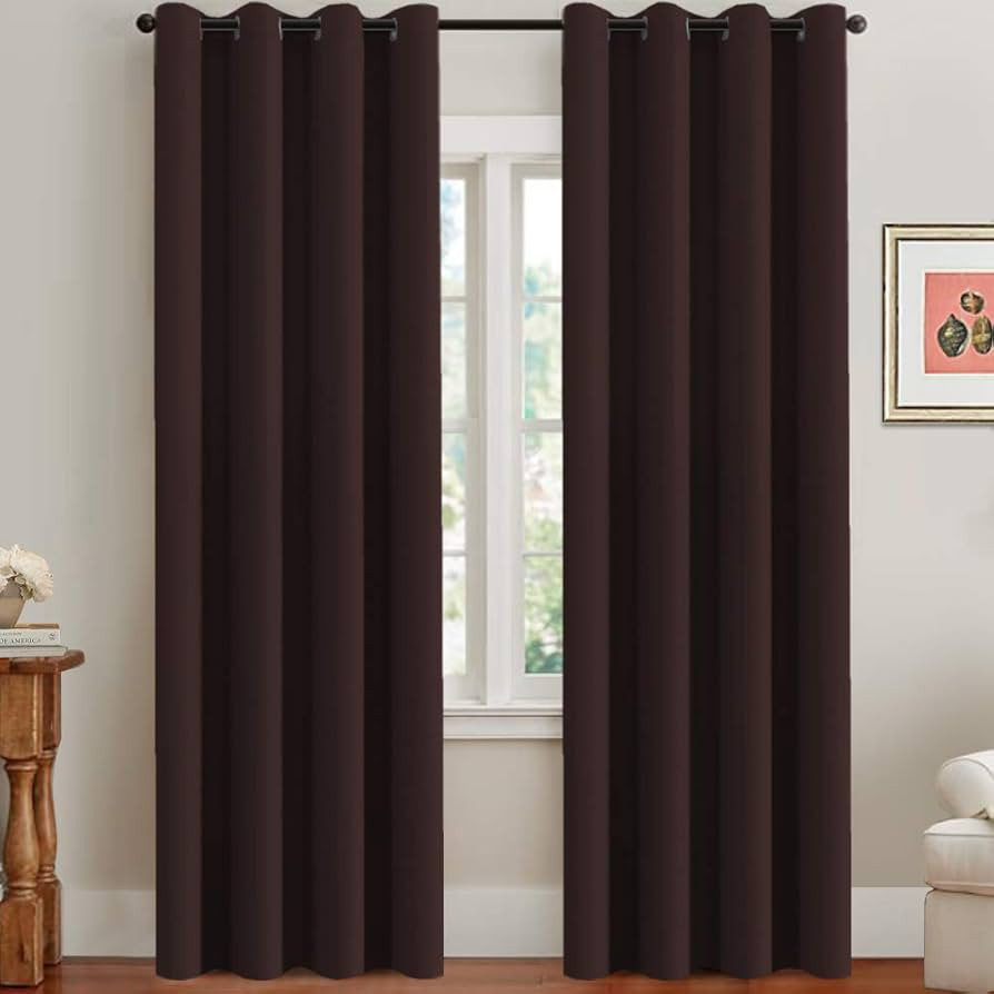 H.VERSAILTEX Blackout Curtains 2 Panels for Bedroom Light Blocking Room Darkening Curtain Drapes ... | Amazon (CA)