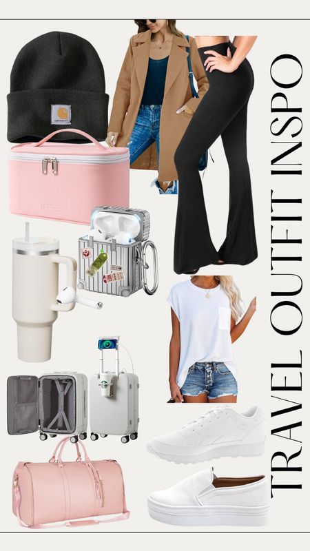 Travel outfit inspo / #outfitideas #luggage #vacationoutfit #traveloutfit 

#LTKfindsunder50 #LTKtravel #LTKitbag