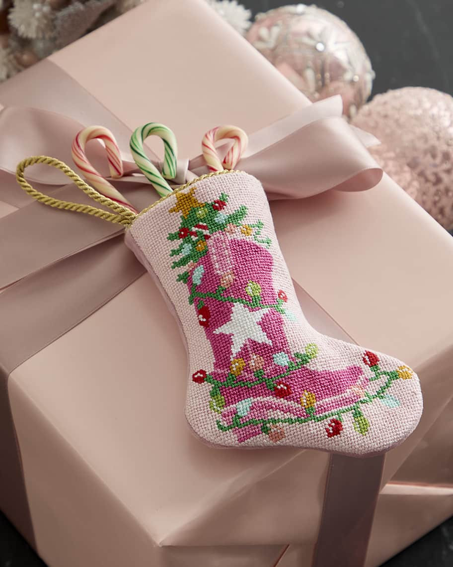 Bauble Stockings x Sainty Nelsen The Molly Morgan Stocking, 4" | Neiman Marcus