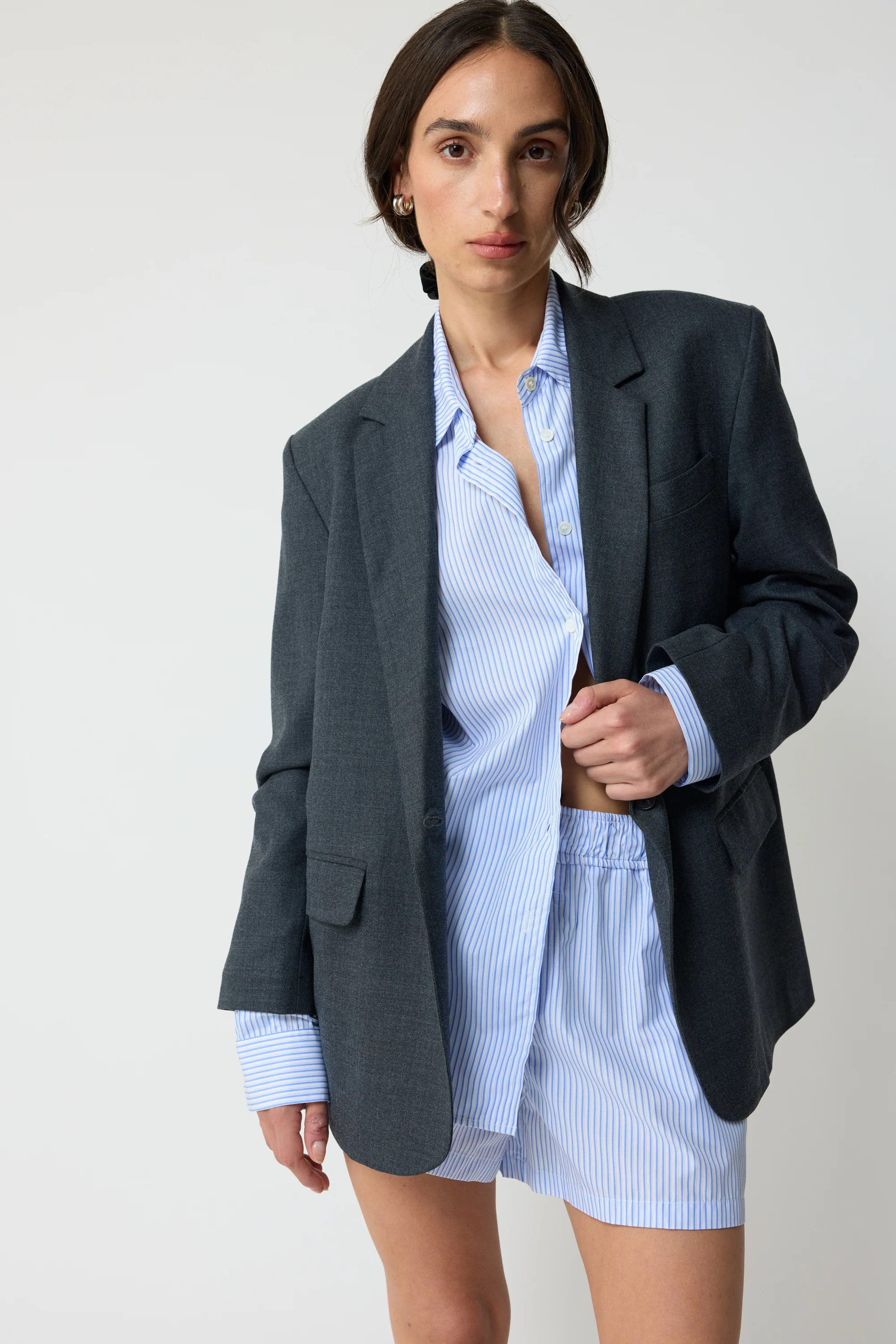 Oversized Wool Blazer | Almina Concept