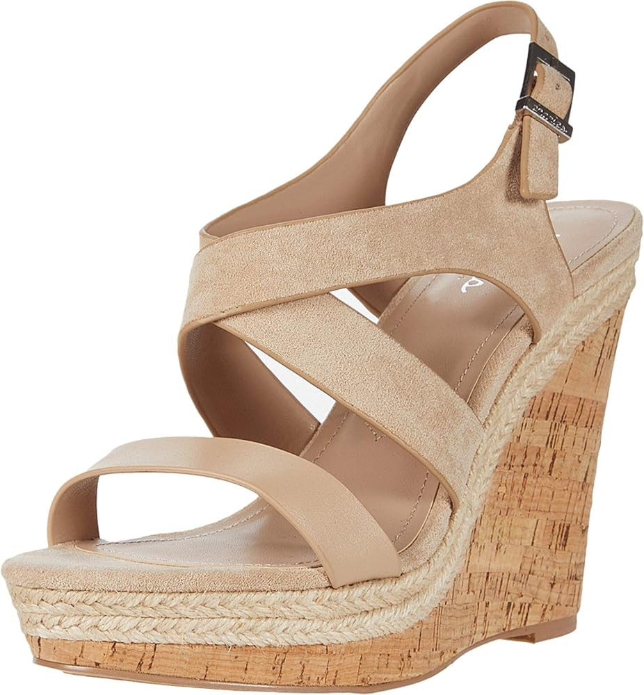 CHARLES BY CHARLES DAVID Aaliyah Suede Wedge Sandal | Amazon (US)