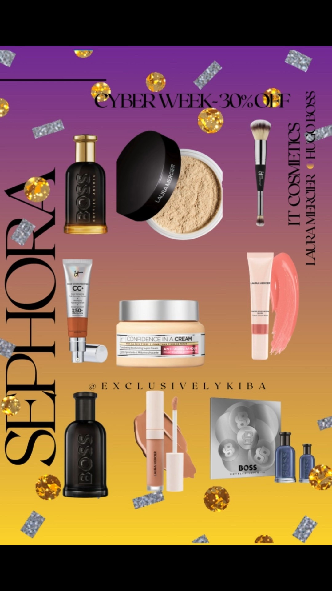 💄✨ Today only: 30% off Hugo Boss, iT Cosmetics, & Hugo Boss. Fragrance, skincare, makeup—run!
#Sephora #itcosmetics #lauramercier #hugoboss 

#LTKHoliday #LTKBeauty #LTKGiftGuide