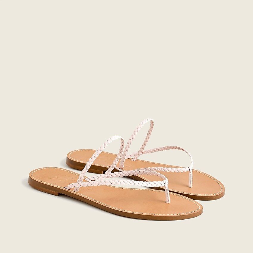 Capri braided-strap flip-flops | J.Crew US