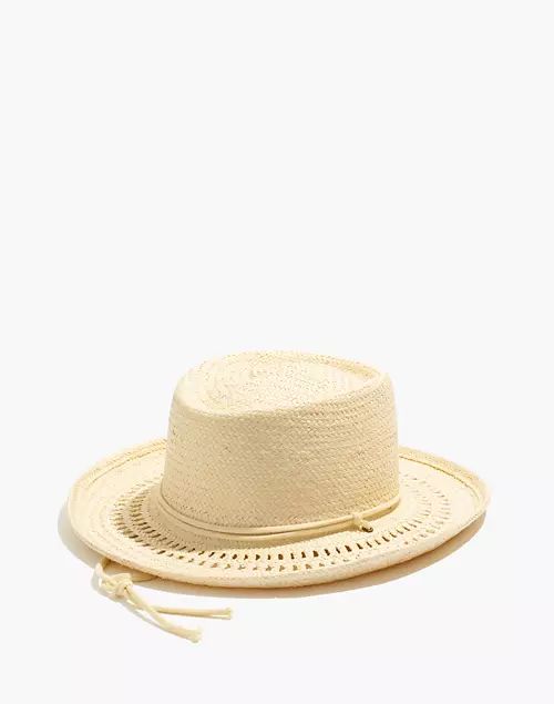 Madewell x Biltmore® Curved-Brim Straw Hat | Madewell