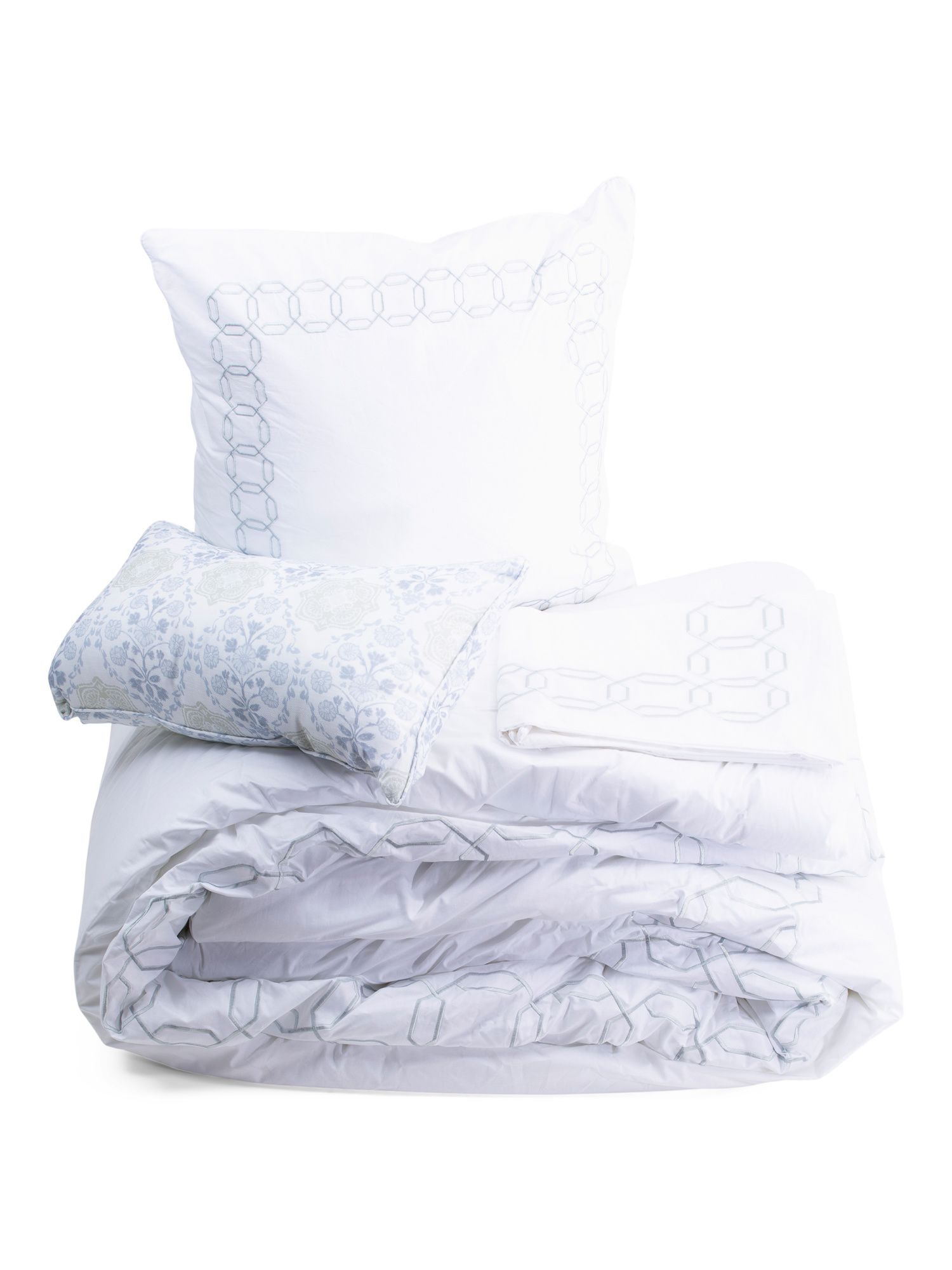 Cotton Embroidered Comforter Set | Marshalls