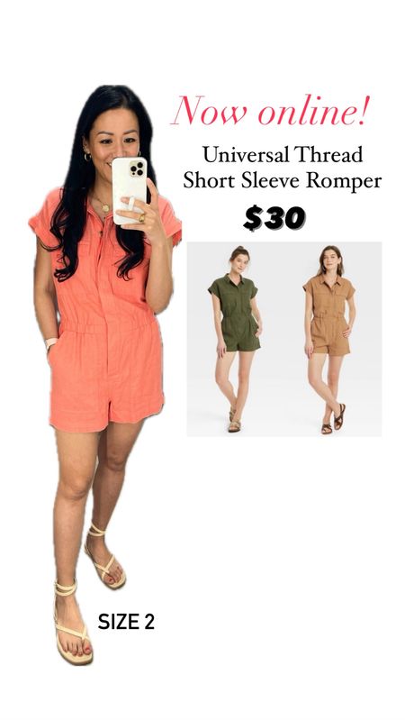 Universal Thread short sleeve romper


#LTKfindsunder50 #LTKsalealert #LTKSeasonal