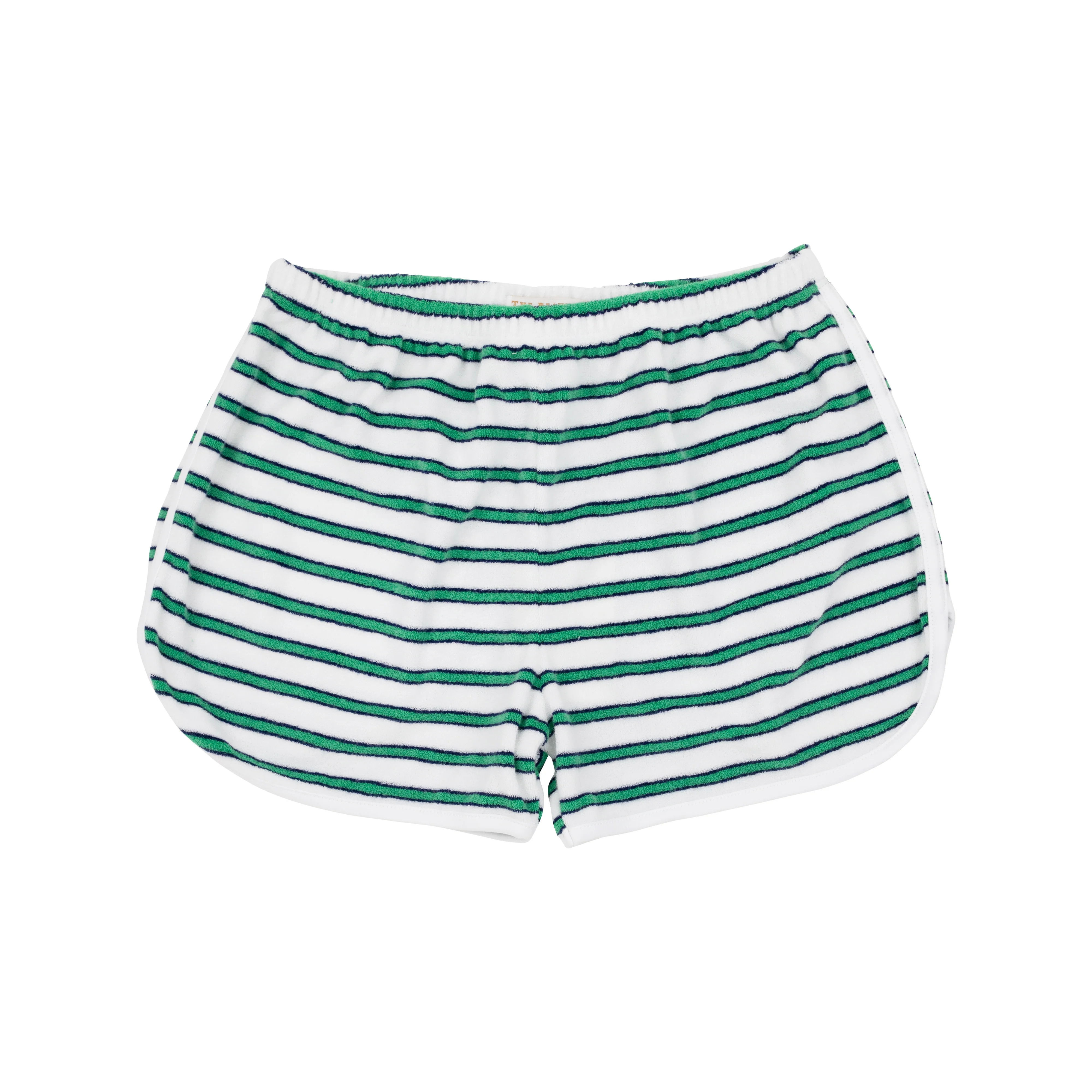 Cheryl Shorts (Terrycloth) - Worth Avenue White, Nantucket Navy, and Kiawah Kelly Green Stripe | The Beaufort Bonnet Company