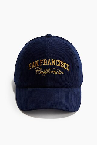 H & M - Cap aus Cord - Blau - Damen | H&M (DE, AT, CH, NL, FI)