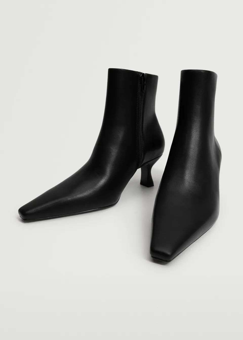 Pointed heel ankle boot | MANGO (US)