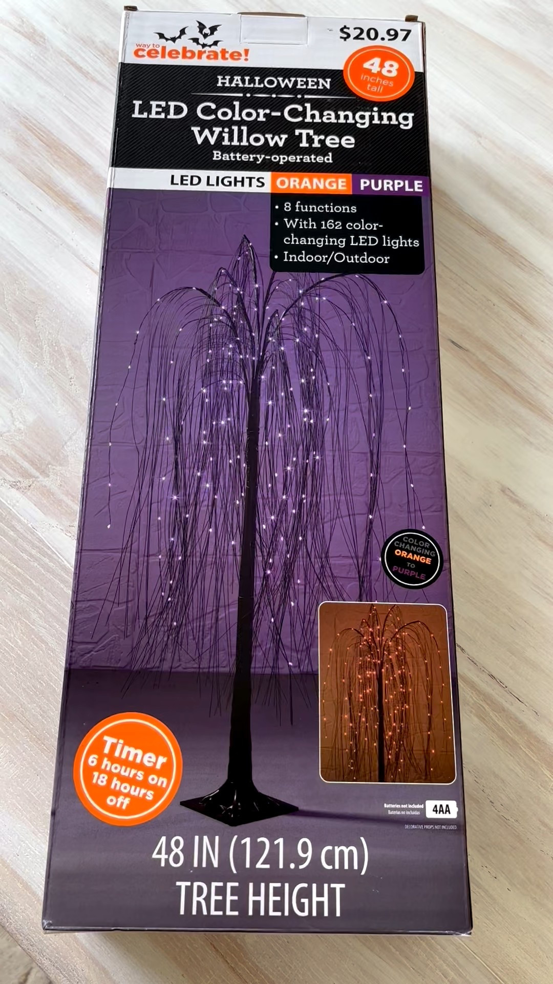 Excited to use this color changing Halloween tree on my front porch!Only $20 at Walmart!!

#LTKHome #LTKSeasonal