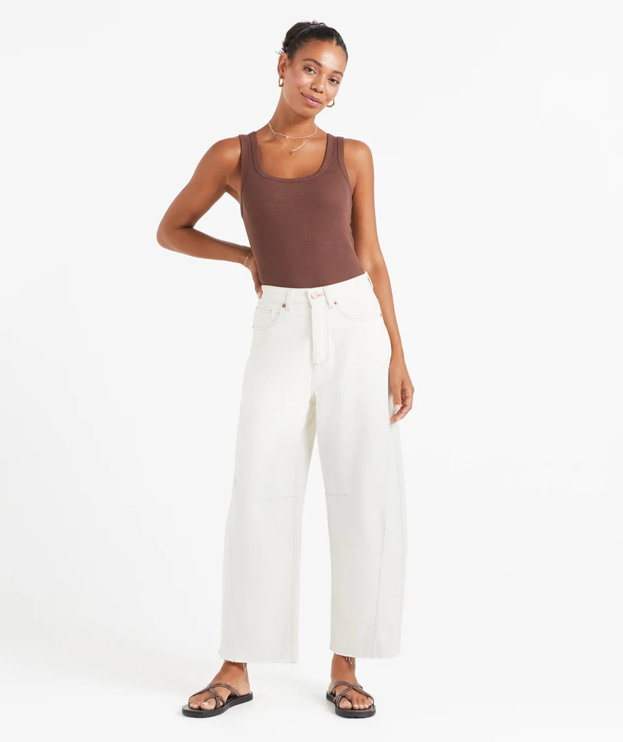 JESSE MID RISE BARREL LEG JEAN | Sportsgirl