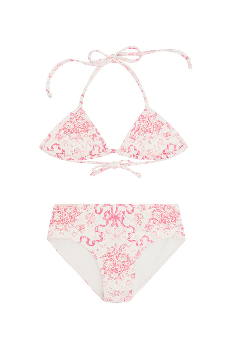 Girls Printed Finnie Bikini Swim Set | LoveShackFancy