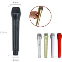 1pcs Fake Prop Microphone Props Artificial Microphone Prop Kids Microphone Toy Black White Red Gold Sliver Color | AliExpress (US)
