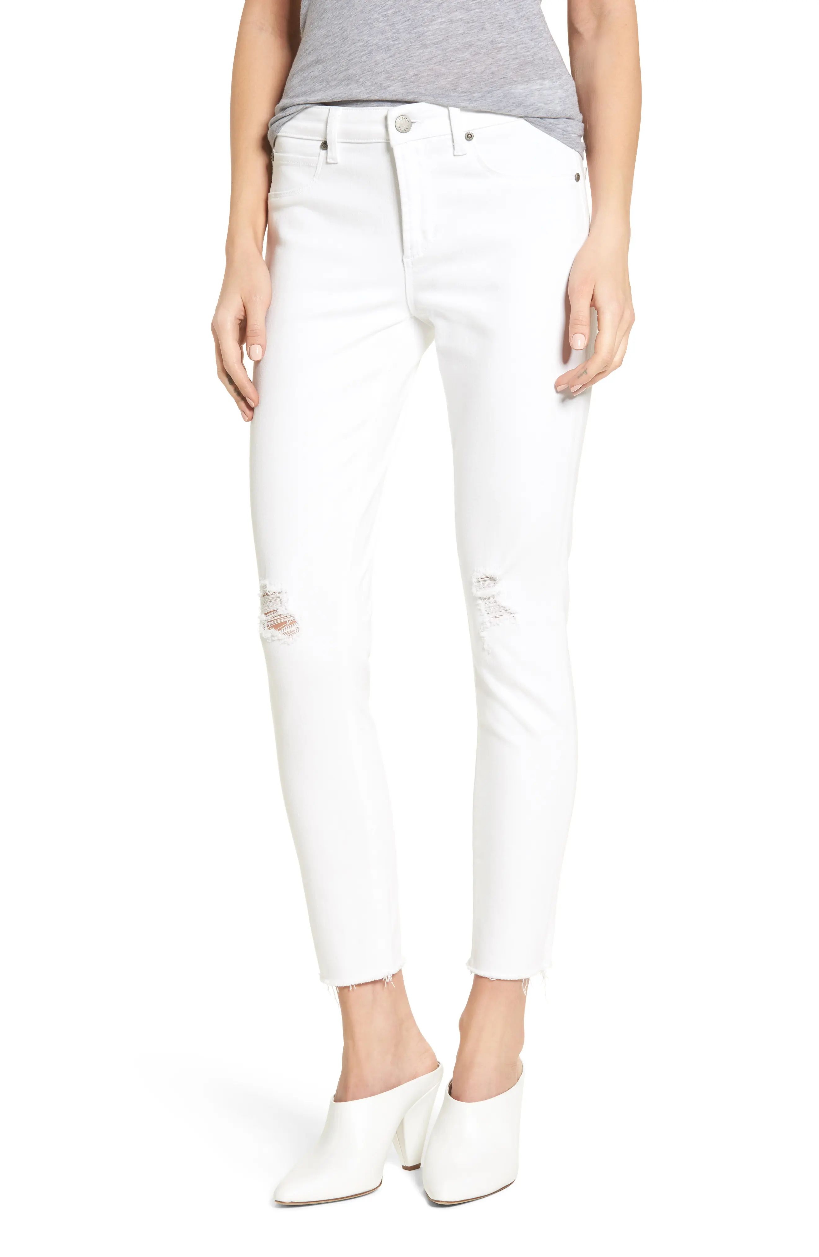 Distressed Ankle Skinny Jeans | Nordstrom