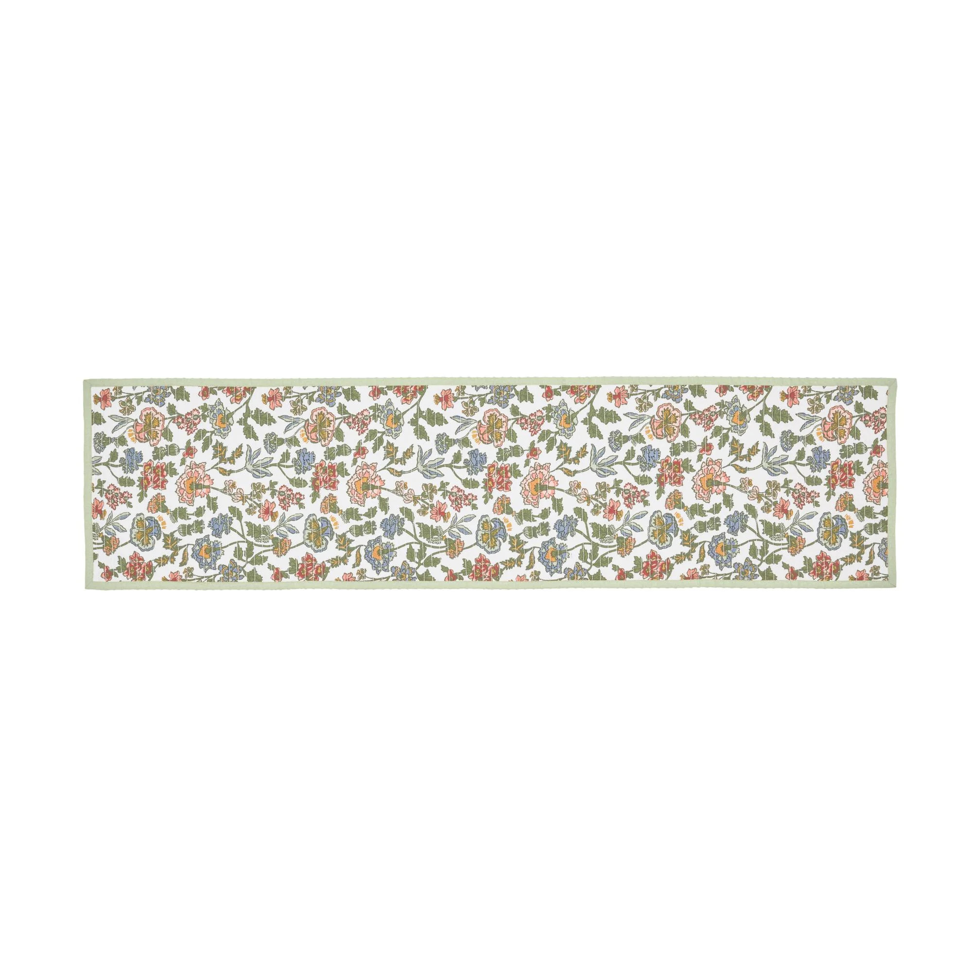 Beautiful Wildflower Quilted Print Fabric Table Runner by Drew Barrymore, Multiple, 72"W x 14" | Walmart (US)