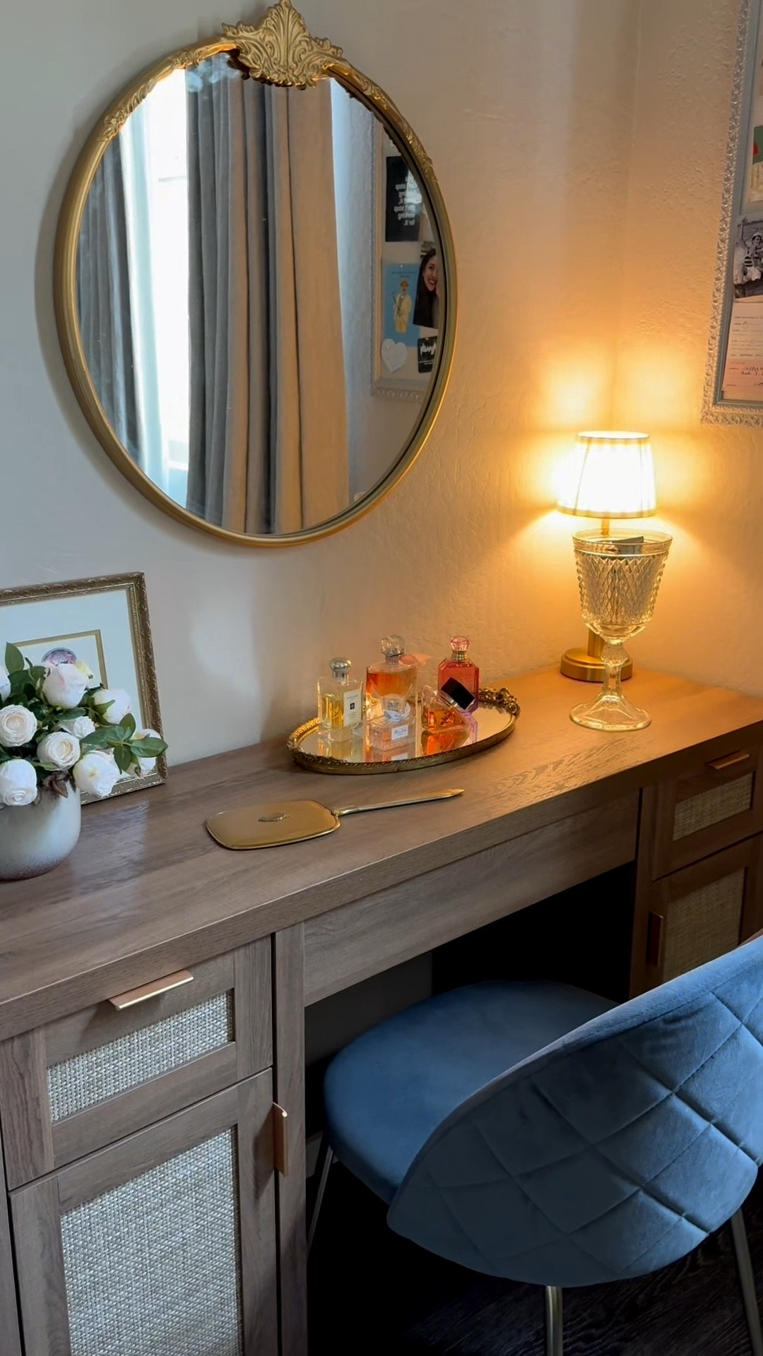 Dream Vanity with vintage vibes 
#vanity #vintage #vanitydecor #vanityinspo #vanity 

#LTKHome #LTKBeauty #LTKselfcare