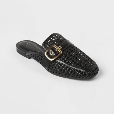 Women’s Rumi Flats with Memory Foam Insole - A New Day™ Black 10 | Target