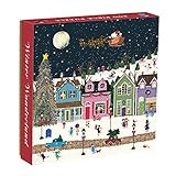 Galison Winter Wonderland 500 Piece Jigsaw Puzzle for Adults and Families, Winter Puzzle with Hol... | Amazon (US)