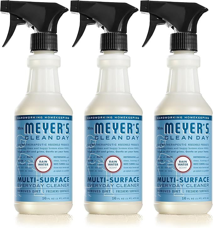 MRS. MEYER'S CLEAN DAY All-Purpose Cleaner Spray, Rain Water, 16 fl. oz - Pack of 3 | Amazon (US)