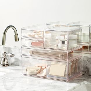 THE HOME EDIT T.H.E. Large Deep Drawer Clear | The Container Store