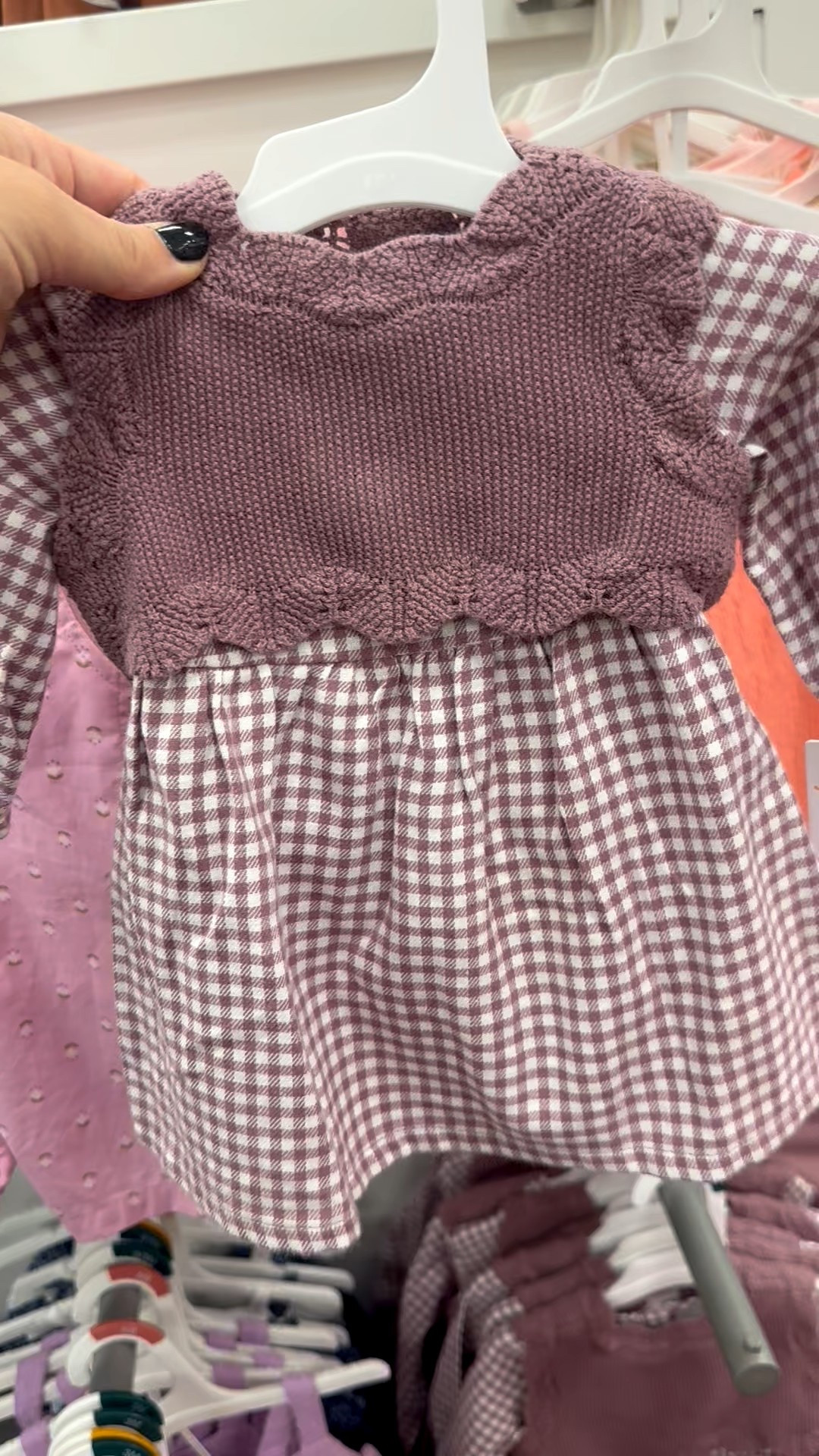 The knit part comes off so you can easily embroider a name or design. So cute!