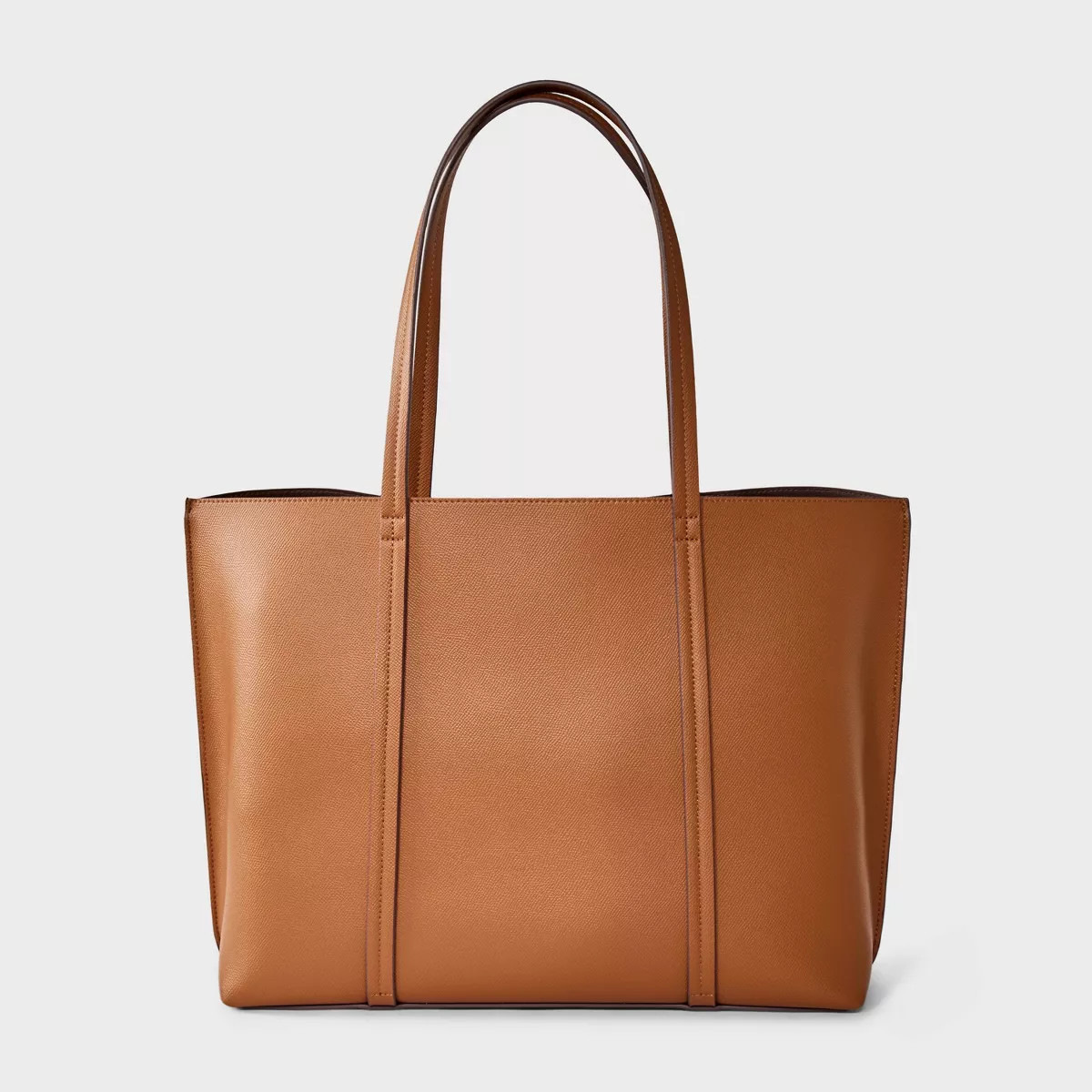 Triple Compartment Work Tote Handbag - A New Day™ Brown | Target