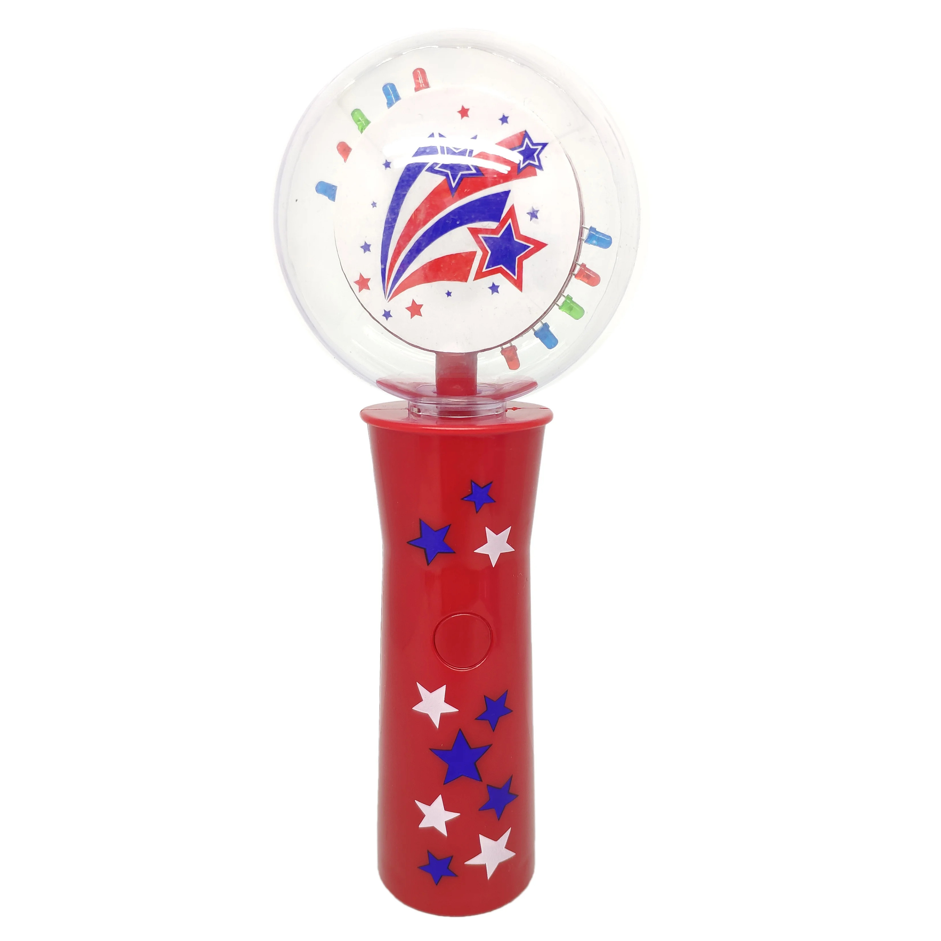 Way to Celebrate! Light Up Red Patriotic Globe Spinner - Walmart.com | Walmart (US)