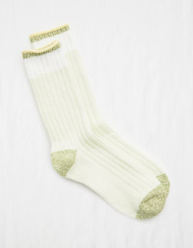 Aerie Colorblock Crew Socks | American Eagle Outfitters (US & CA)