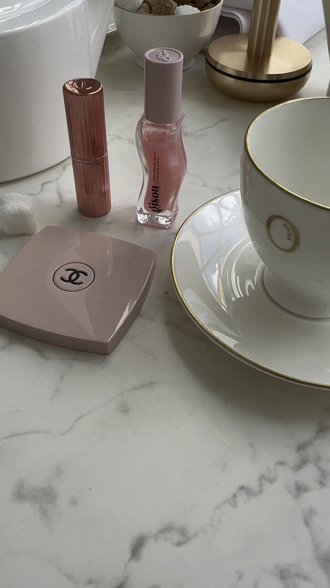 The only lips products I have always with me! The Charlotte Tilbury lipstick in the shade Candy Chic and the Gisou lip oil in the shade Watermelon Sugar. Sometimes I change the Gisou lip oil to the Strawberry Sorbet shade because the red tint it gives is perfection!

#LTKbeauty #LTKnederlands #LTKeurope