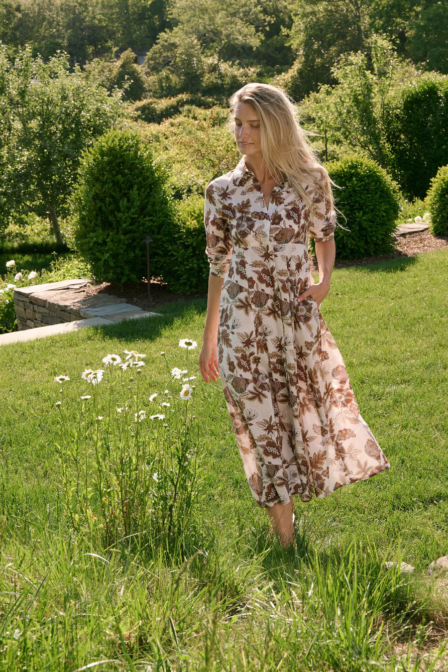 The JA Shirtdress - Coco Cap Ferrat | Julia Amory