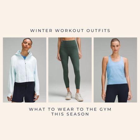 Winter Workout Outfits to Inspire Your Fitness 💪🏼 Cute and comfortable winter outfits for the gym that you’ll love to wear all day! These workout separates from Lululemon are ideal for the gym and daily life, but also act as a great travel outfit to and from a workout! Now available in an array of winter blues, grays, and greens, these are the top styles of workout clothes for women from Lululemon:

#LTKSeasonal #LTKmidsize #LTKfitness