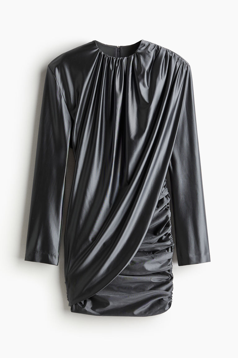 Shiny Draped Dress | H&M (US + CA)