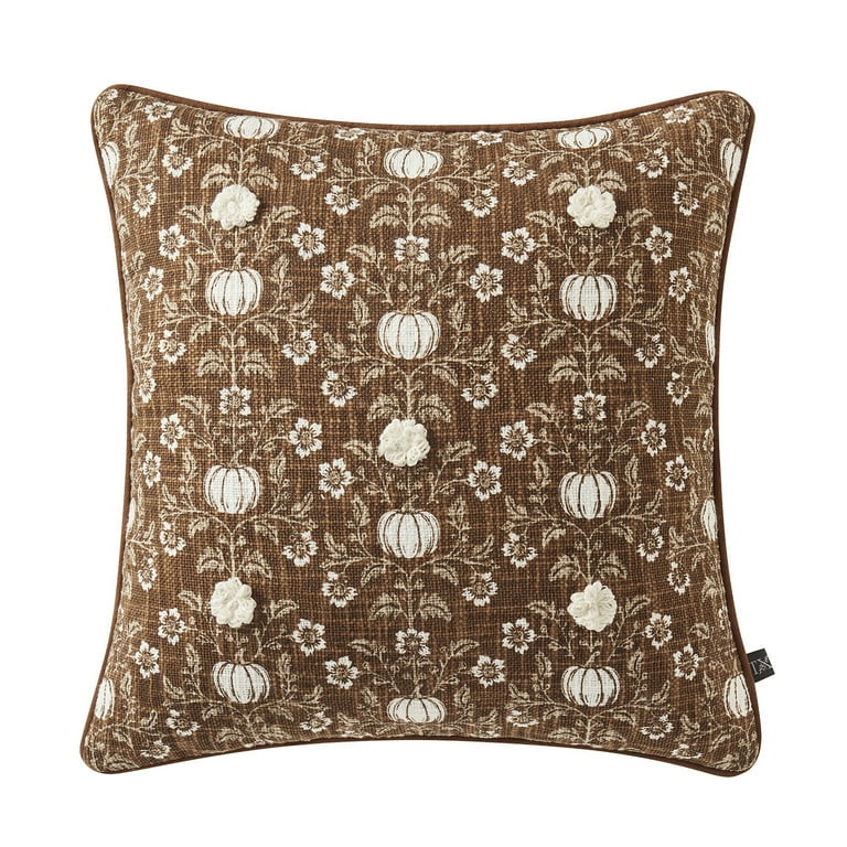 My Texas House 18" x 18" Ginger Fara Floral Decorative Pillow - Walmart.com | Walmart (US)