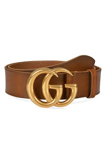 Men's Gucci Distressed Leather Belt | Nordstrom
