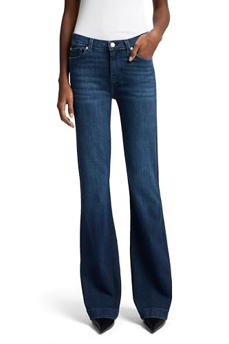 7 for All Mankind Womens Dojo Trouser Flare Jean, Baltimora, 30 | Amazon (US)