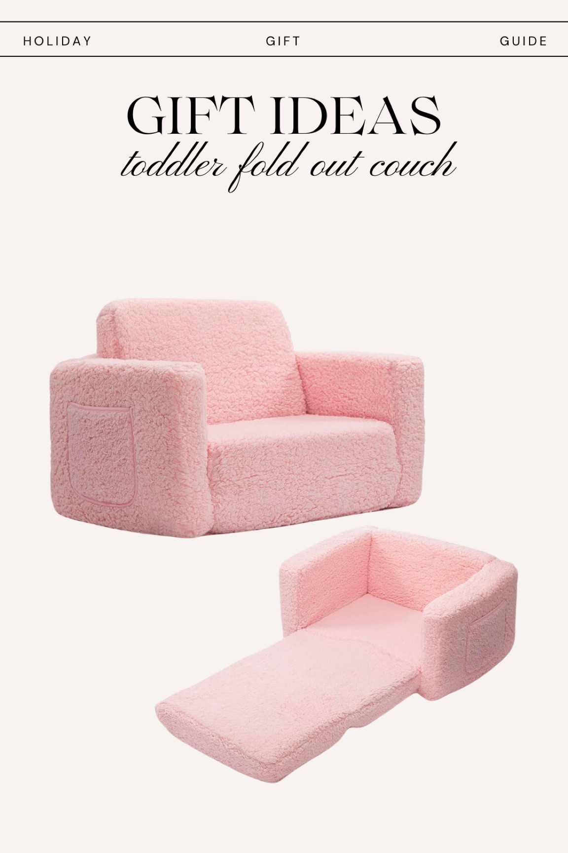 Toddler fold out couch! Toddler gift idea for Christmas!

#LTKGiftGuide #LTKfindsunder100 #LTKkids