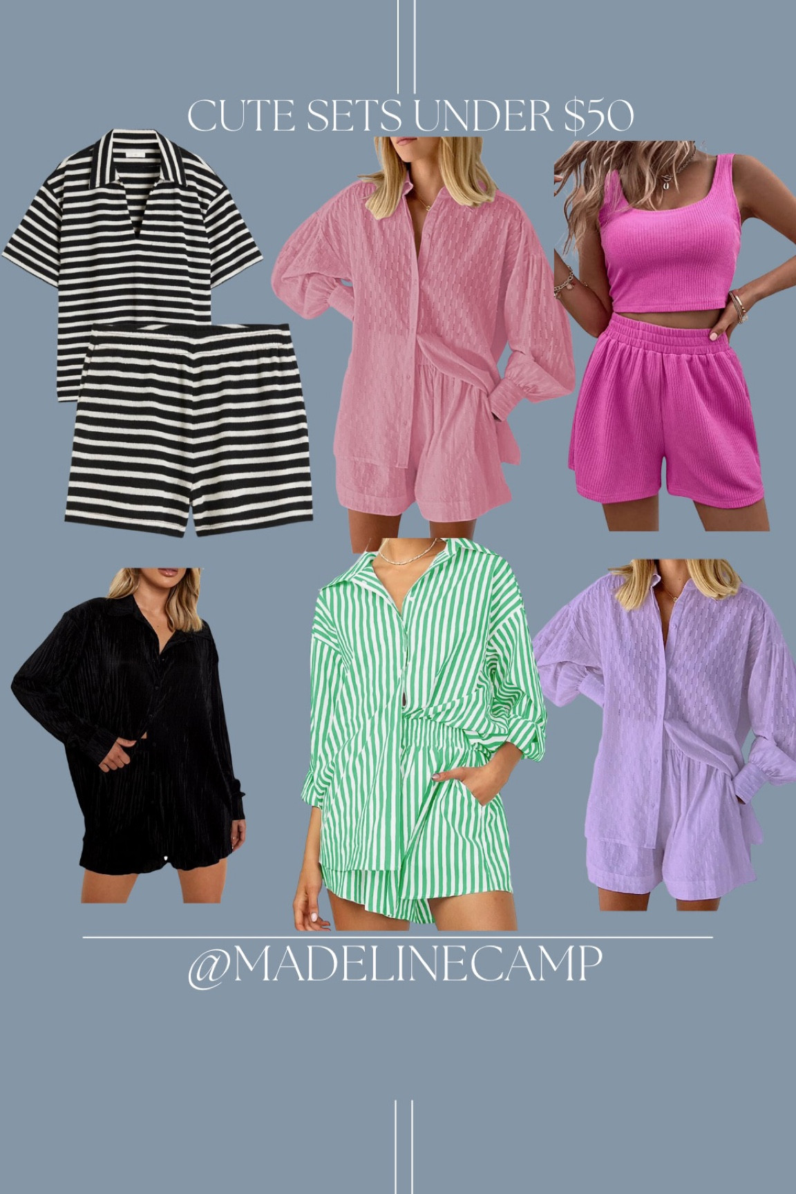 Sets on sets 

#LTKFind #LTKstyletip #LTKunder50