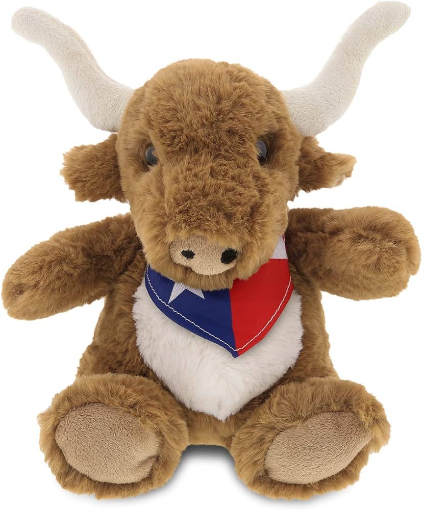 DolliBu Plush Texas Longhorn Stuffed Animal - Soft Plush Huggable Texas Longhorn Plush, Adorable ... | Amazon (US)
