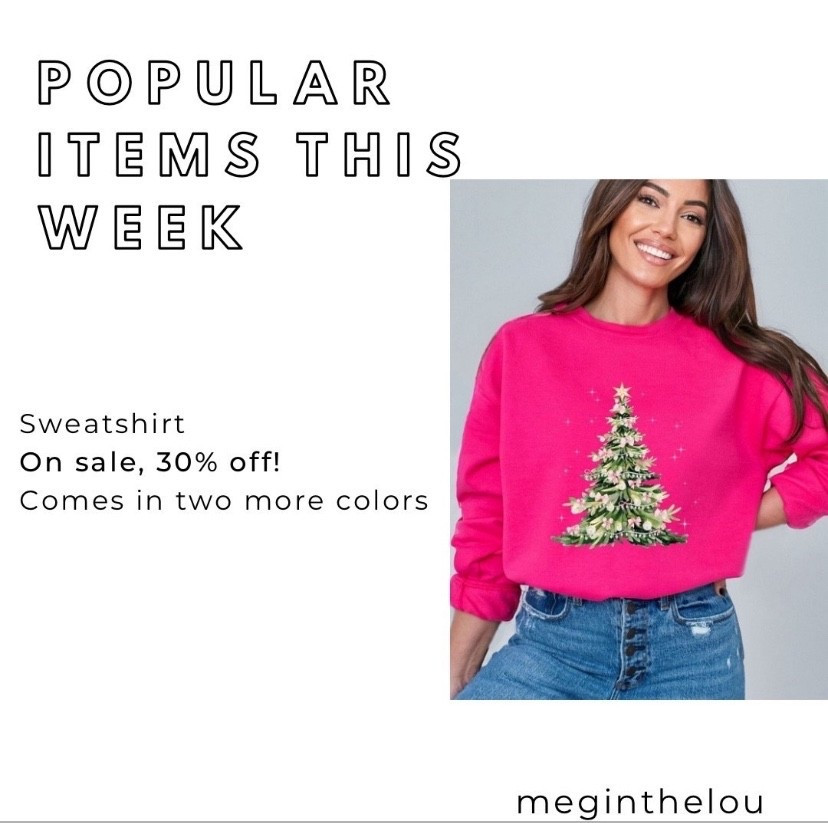 I’m fairly obsessed with this! And it’s on sale!!  This would be a great gift, especially for a teacher. 


#target #salefinds #giftforher #christmassweatshirt #christmas 


#LTKU #LTKOver40 #LTKHoliday #LTKGiftGuide #LTKSaleAlert #LTKFindsUnder50