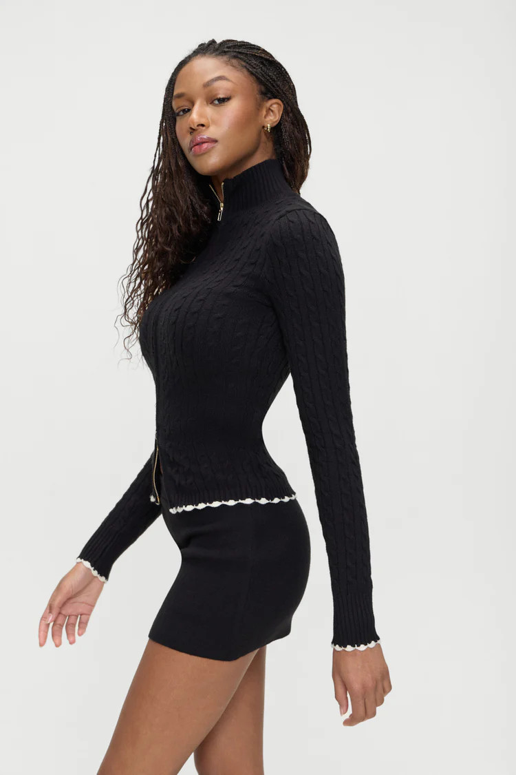 Carter Cable Knit Sweater | Frankies Bikinis